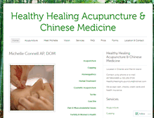 Tablet Screenshot of healthyhealingclinic.com